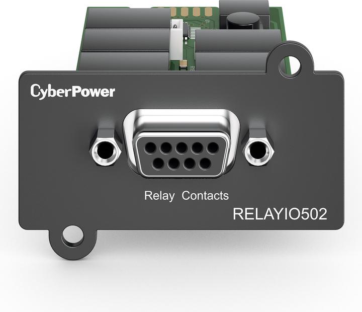 Image du produit Cyberpower RELAYIO502 Relay Control Card, contact relais libre de potentiel, connexion terminal, pour PR/O
