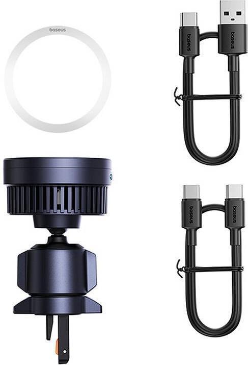 Image du produit Baseus Support voiture avec chargeur à induction MagPro 15W Qi2.0 (Noir)