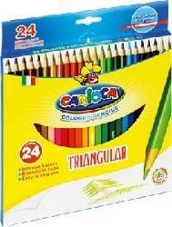 Actual product image Carioca Pencils, triangular, 24 colours (42516-24) (24x)