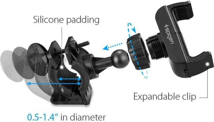 Actual product image Spigen Bike Mount A250 - black