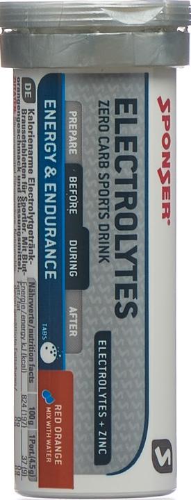 Actual product image Sponser Electrolytes (Red orange, 1 x)