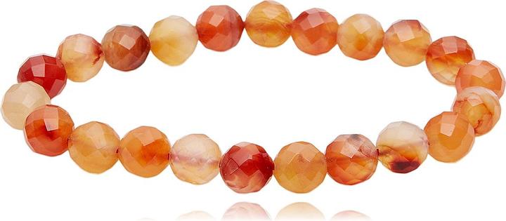 Immagine prodotto Leyda Bracciale in corniola (18.50 cm, Pietra colorata)