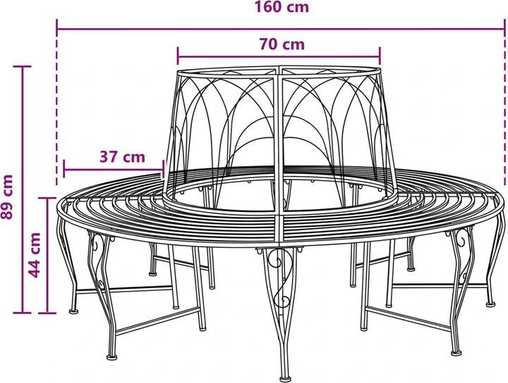 Produktbild vidaXL Moderne Bänke