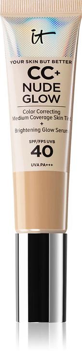 Image du produit It Cosmetics CC NUDE GLOW fond de teint léger sérum éclat SPF40 neutre moyen 32 ml (Neutre Moyen, 32 ml)