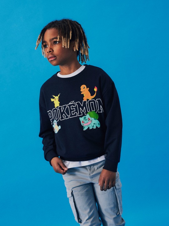 Immagine prodotto Name it Nkmday Pokemon Nreg Sweat Bru Noos Sky (116)