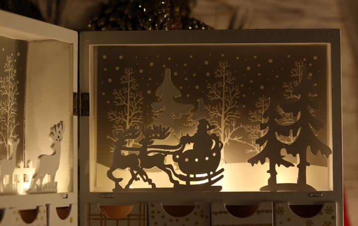 Image du produit Tracon LED-Weihnachts-Adventskalender Batteriefach