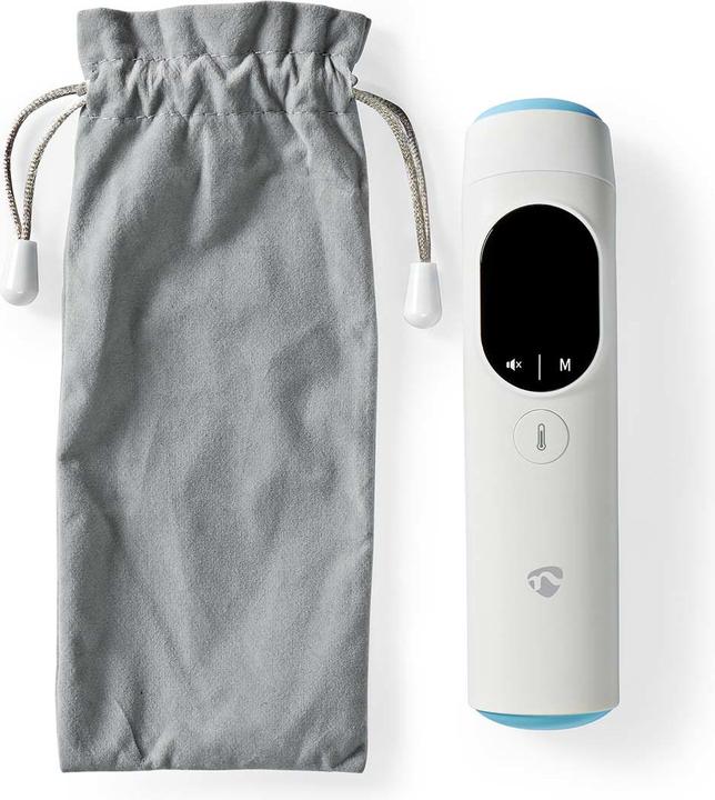 Image du produit Nedis Thermomètre infrarouge SmartLife | Indicateur LED | Oreille / Front | Blanc (Auriculaire, Front)