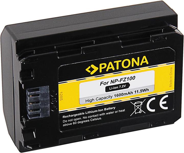 Actual product image Patona Np-Fz100 (Camera battery)