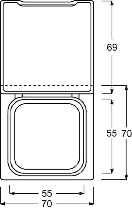 Immagine prodotto Busch-Jaeger Anello intermedio Busch-Jäger con coperchio incernierato 2118 GK-33