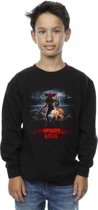 Produktbild Netflix Stranger Things Pumpkin Upside Down Sweatshirt Jungen (152, 158)