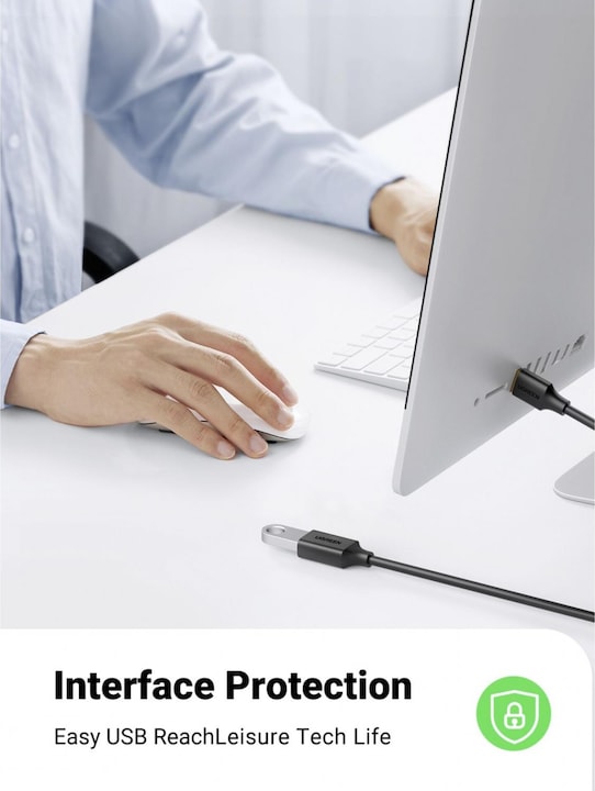 Actual product image Ugreen USB A — USB A (3 m, USB 3.0)