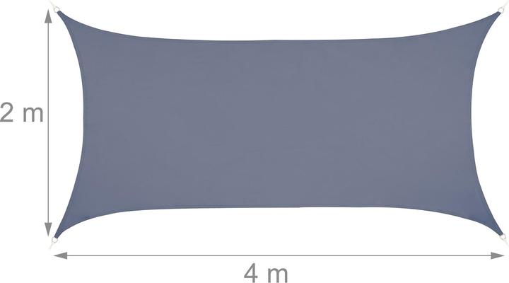 Image du produit Relaxdays Voile d'ombrage (400 x 200 x 0.1 cm)