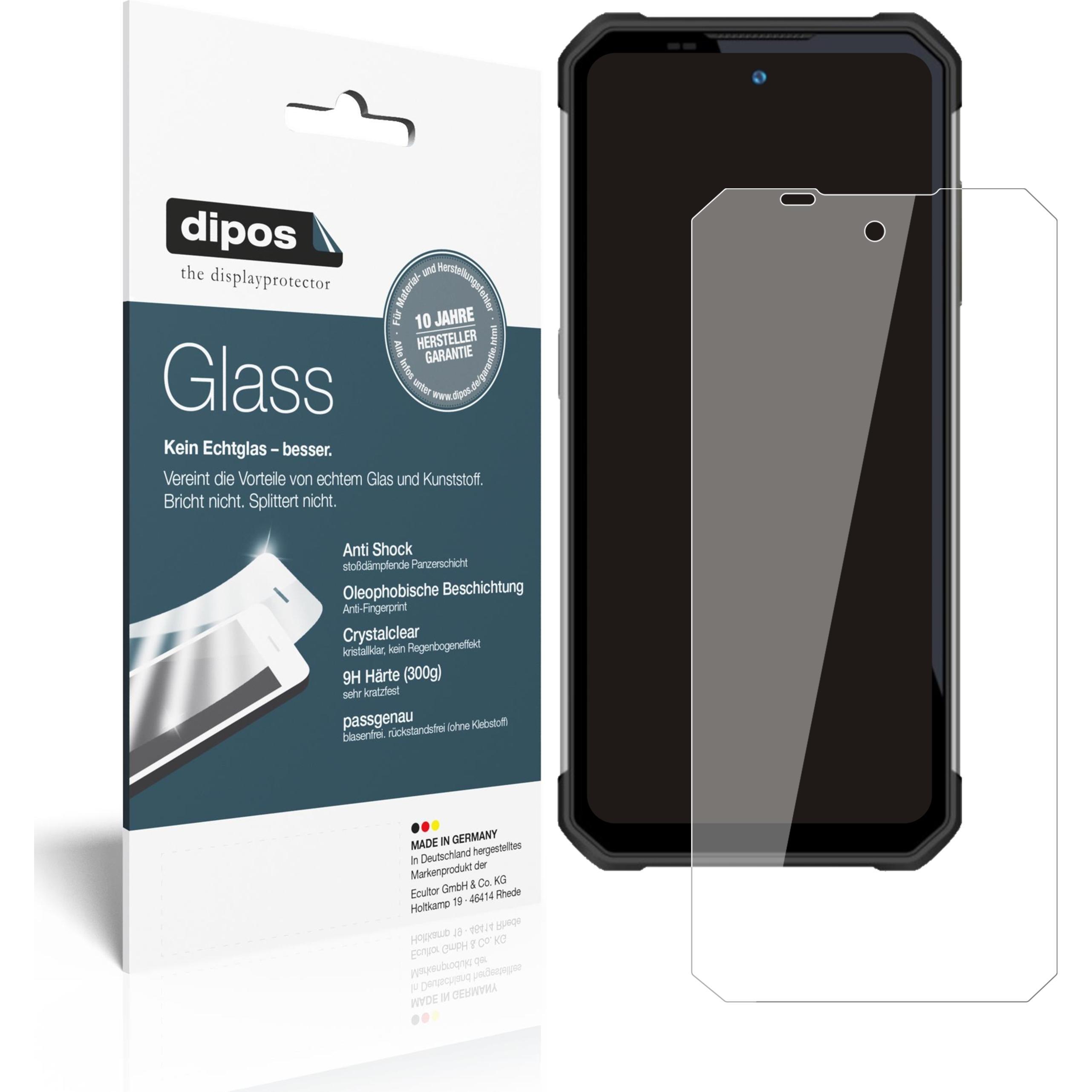 Dipos Displayschutz Anti-Shock (2 Stück, Oukitel WP17), Smartphone Schutzfolie, Transparent
