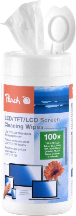 Peach des chiffons de nettoyage humides (100 x)