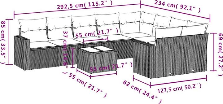 Produktbild vidaXL Courtney