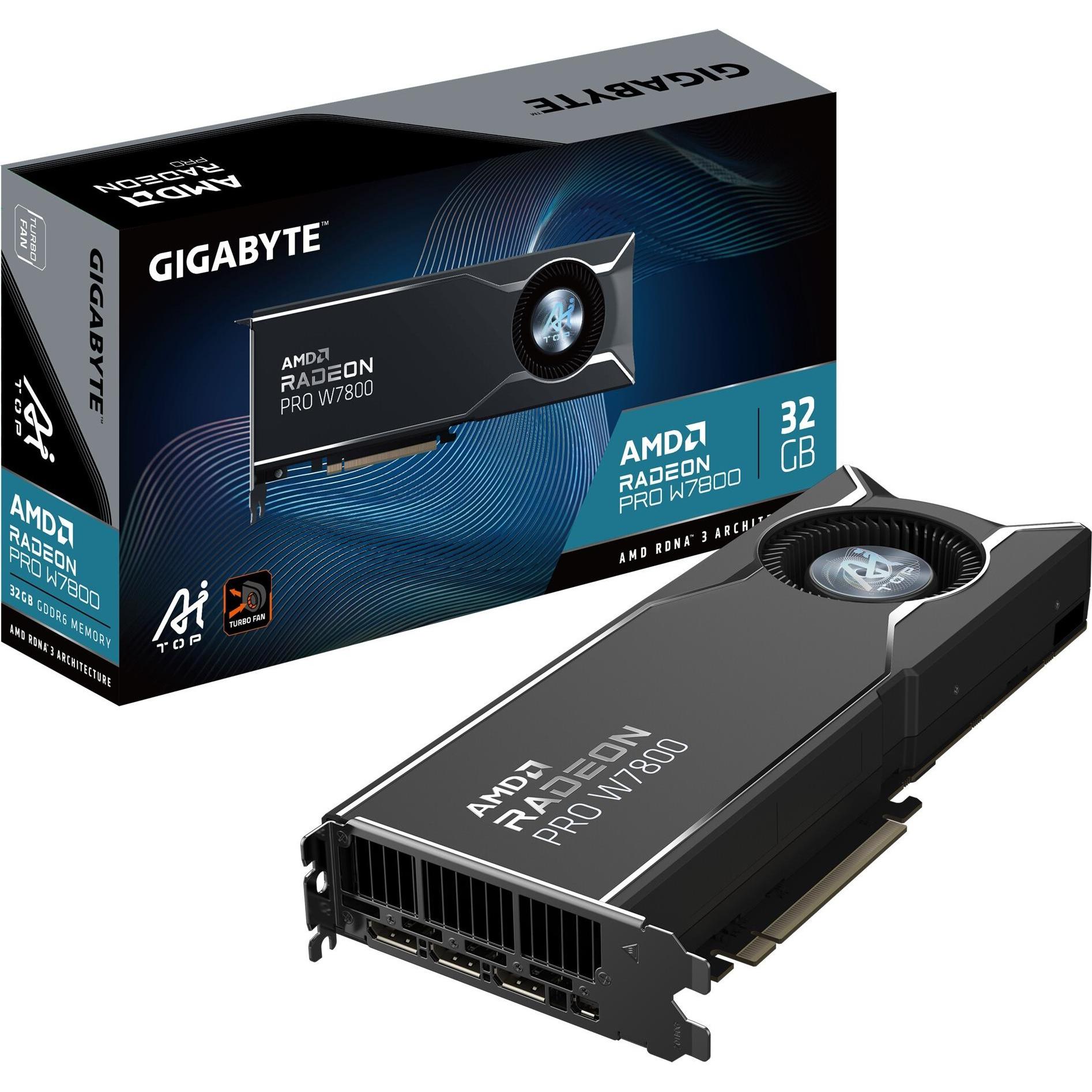 Gigabyte Radeon PRO W7800 AI TOP (32 GB), Grafikkarte