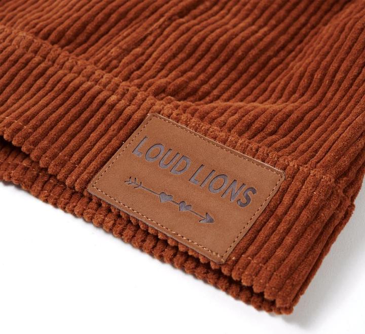Actual product image VidaXL Children's jacket corduroy cognac 104,Outer material: corduroy (100 (104)