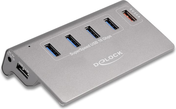 Actual product image Delock USB 10 Gbps Hub mit 4 USB Typ-A Ports + 1 Schnelllade (USB-A, 5 ports)