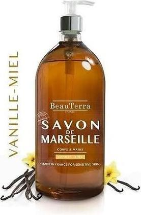 Immagine prodotto BeauTerra Sapone liquido Marsiglia vaniglia miele liq (Sapone liquido, 300 ml)