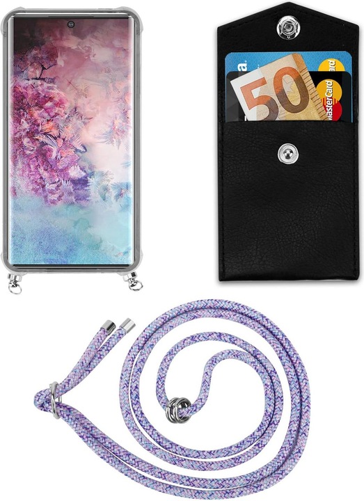 Produktbild Cadorabo TPU Handy Kette SILBER Cover