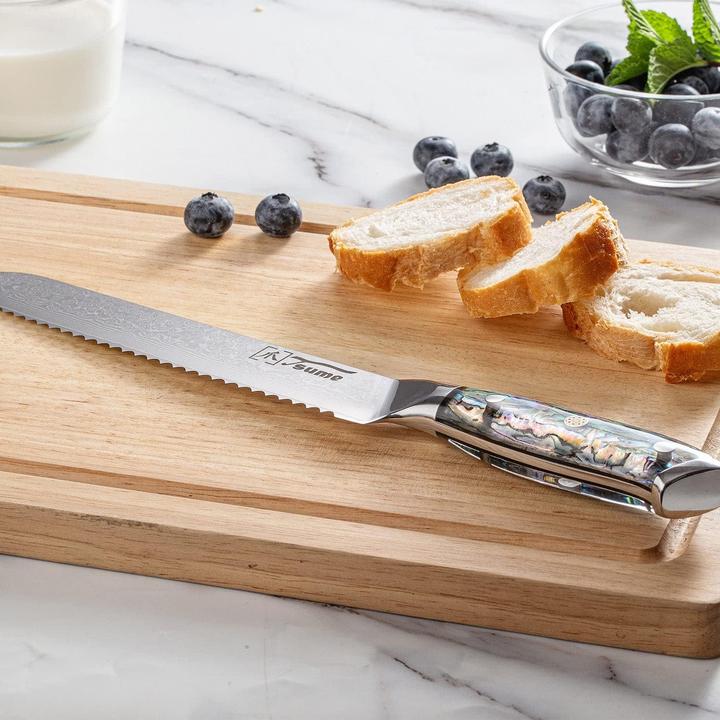 Produktbild Tsume Brotmesser mit Perlmuttgriff (19 cm)