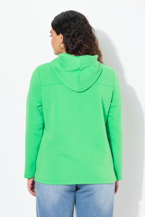 Produktbild Ulla Popken Hoodie, True, Kapuze, Kordel, Taschen, Langarm (56)