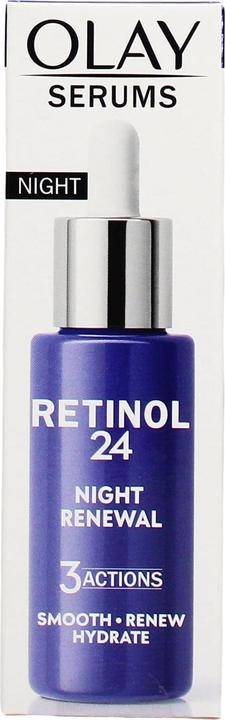 Olay Retinol24 Night Care Serum Fragrance Free with Retinol and Vitamin B3 40ml (40 ml)