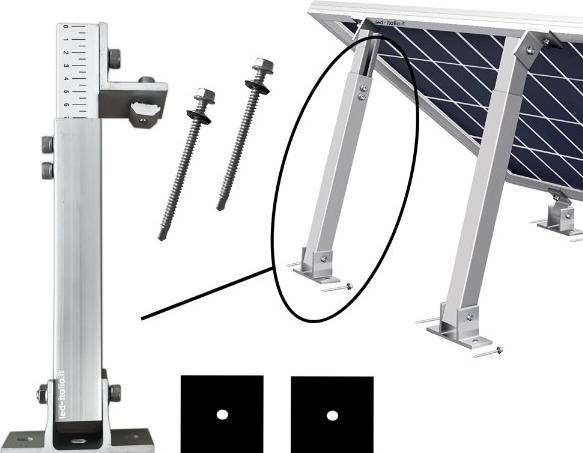 Image du produit V-TAC Jambe avant ajustable pour jambe arrière ajustable H280415Series10A15A