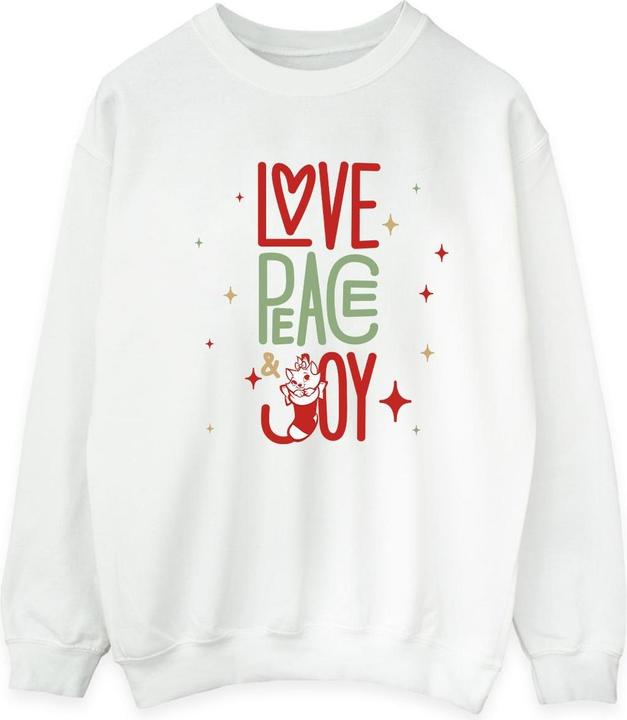 Produktbild Disney The Aristocats Marie Love Peace Joy Sweatshirt (L)