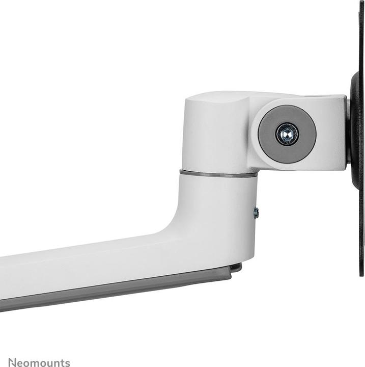 Image du produit Neomounts Support de table dual 100x100 -8kg 17-27"/h?v/inclinaison/pivot/clamp/blanc (Tables, 27", 8 kg)