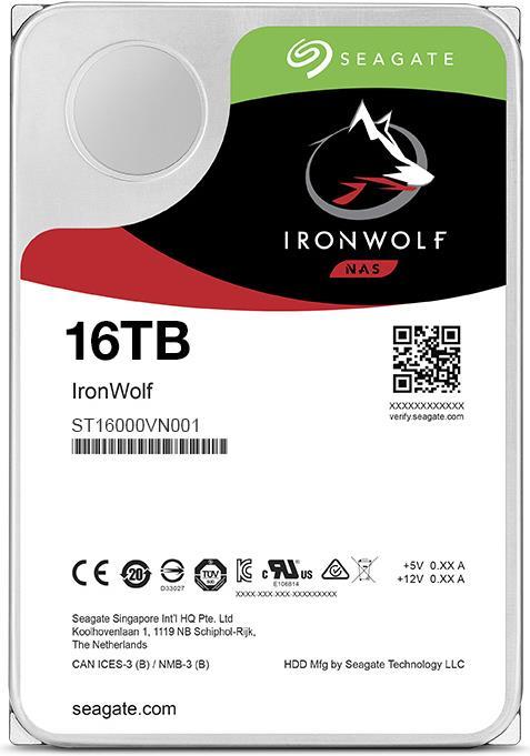 Produktbild Seagate IronWolf (16 TB, 3.5", CMR)
