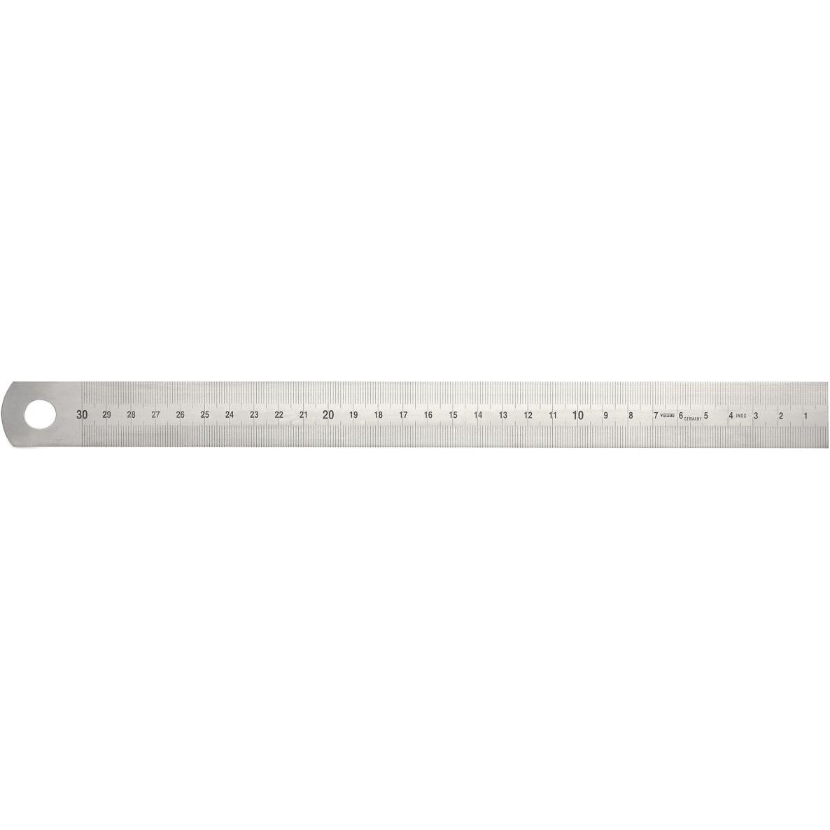 Vogel, Righello, 1019010030 Lineal Edelstahl 300x30x1,0mm Typ A= mm/mm (30 cm, Acciaio)