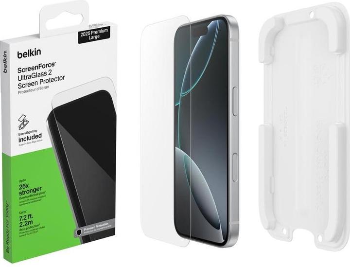 Actual product image Belkin Ultraglass2 (1 pcs., Apple iPhone 17 Pro Max)
