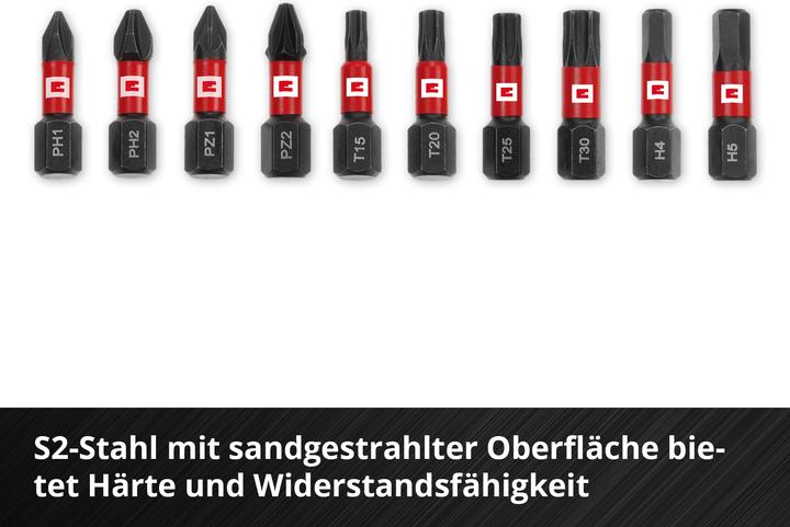 Produktbild Einhell Impact-Bit-Set, 118673, 11-teilig (Innensechskant)