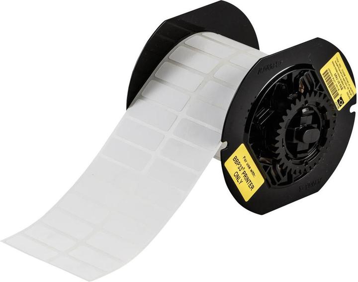 Actual product image Brady B33 Series environmentally friendly white polyester labels in matt finish (8.51 cm)