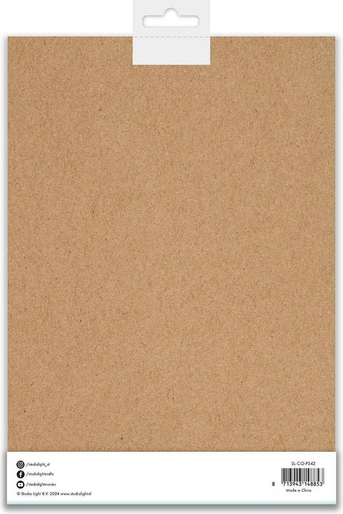 Actual product image art by marlene Paper Pad "Kraft" 10 Sheets Essentials (250 g/m², 10x)