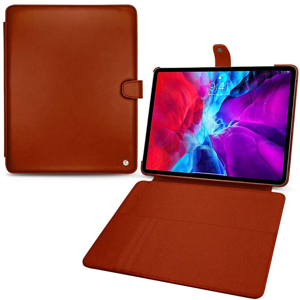 Noreve Lederschutzhülle Wallet (IPAD PRO 12.9 2021), Tablet Hülle, Orange