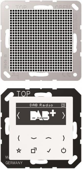 Produktbild JUNG Smart Radio DABA1WW DAB+ Set Mono (DAB+, FM)