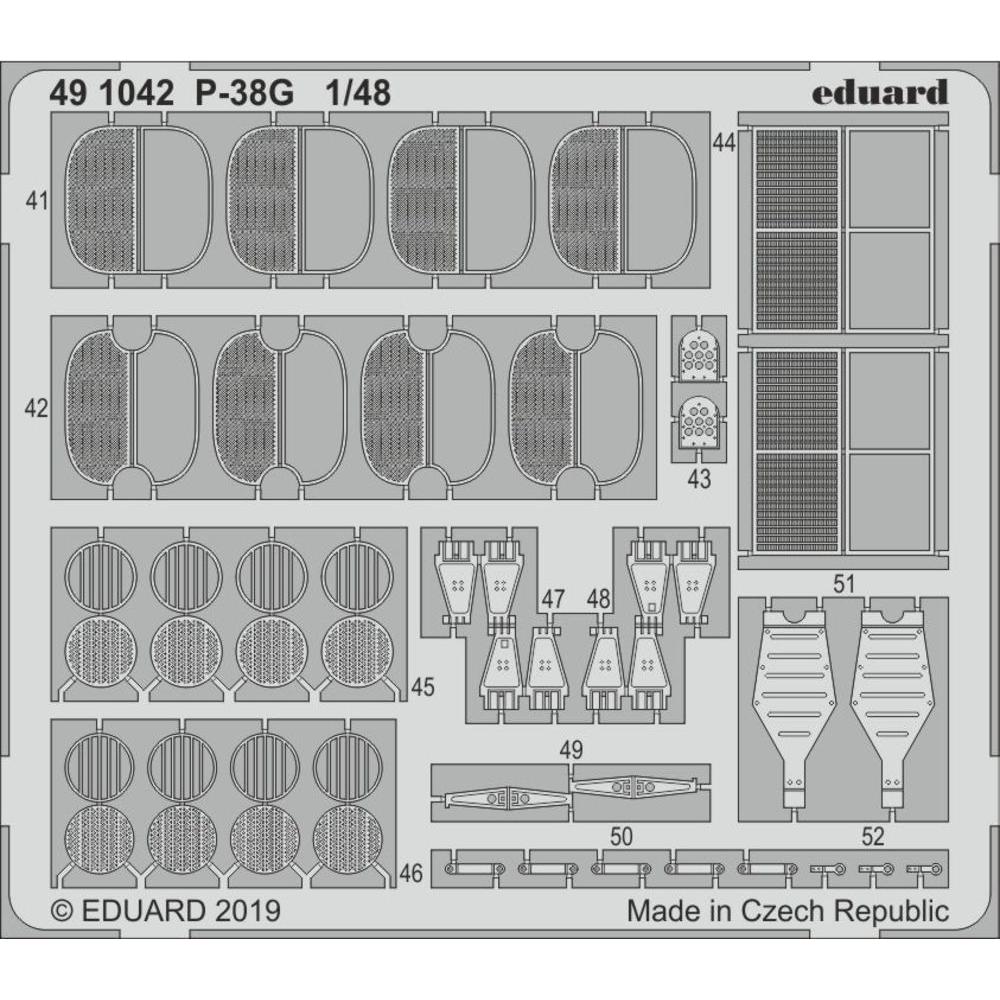 Eduard P-38G for Tamiya