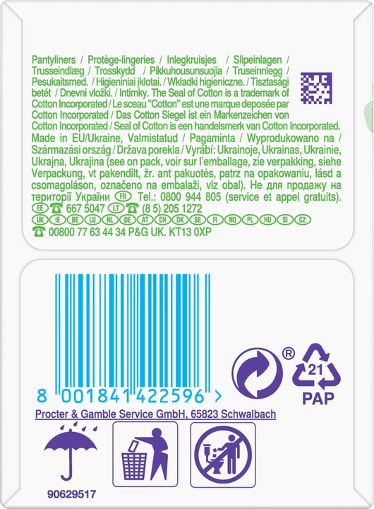 Image du produit Always Dailies Cotton Protection (38 x, Panty liners)
