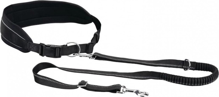 Immagine prodotto Trixie cinturino in vita con guinzaglio, nylon (M, Cane, Jogging)