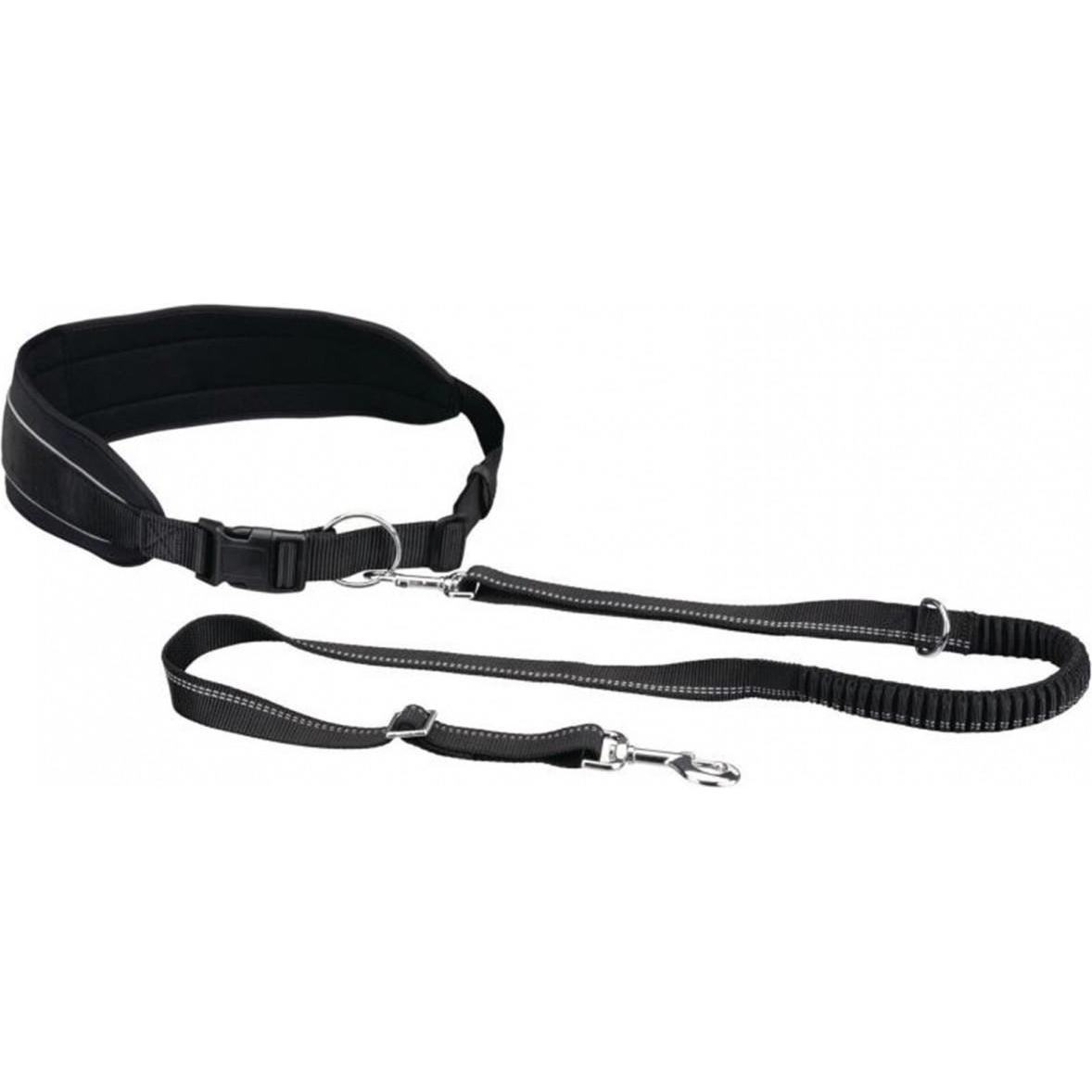 Trixie Joggingleine Bauchgurt (M, Hund, Jogging), Halsband + Leine