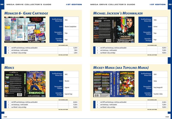 Produktbild Mega Drive Collector's Guide 1st Edition - Der Preisführer für eure SEGA Mega Drive Spiele-Sammlung (Deutsch, Englisch, Thomas Michelfeit, 2016)