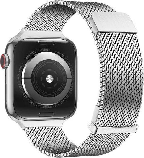 Image du produit Dux Ducis Pro Bracelet (42 mm, 44 mm, 45 mm, 49 mm, Acier inoxydable, Apple Watch Series 5, Apple Watch SE, Apple Watch Ultra 2, Apple Watch Series 4, Apple Watch SE (2022/2023), Apple Watch Series 3, Apple Watch Series 8, Apple Watch Series 7, Apple Watch Series 6, Apple Watch Series 9, Apple Watch Ultra)