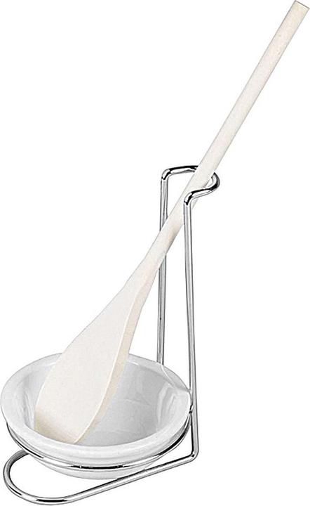 Hit Trading B.V. Kochlöffelhalter Edelstahl/Porzellan/Holz 28cm 3teilig