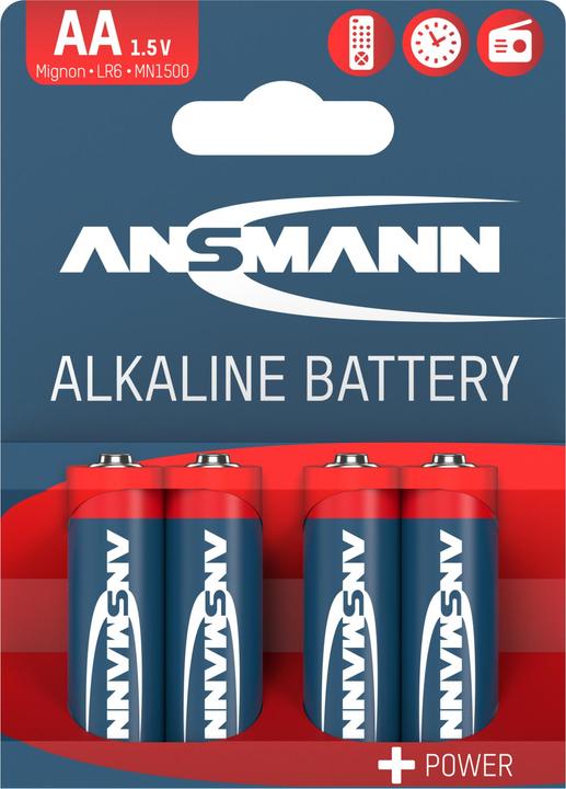 Image du produit Ansmann Alcaline (4 pcs, AA, 2800 mAh)