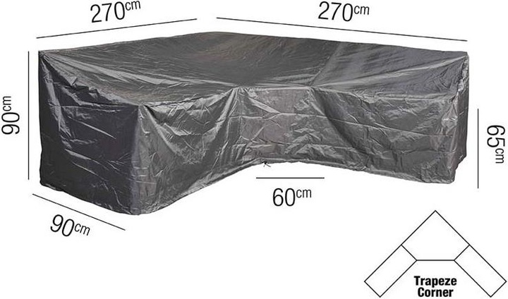 Actual product image AeroCover L-shape trapezoid 270x270x90