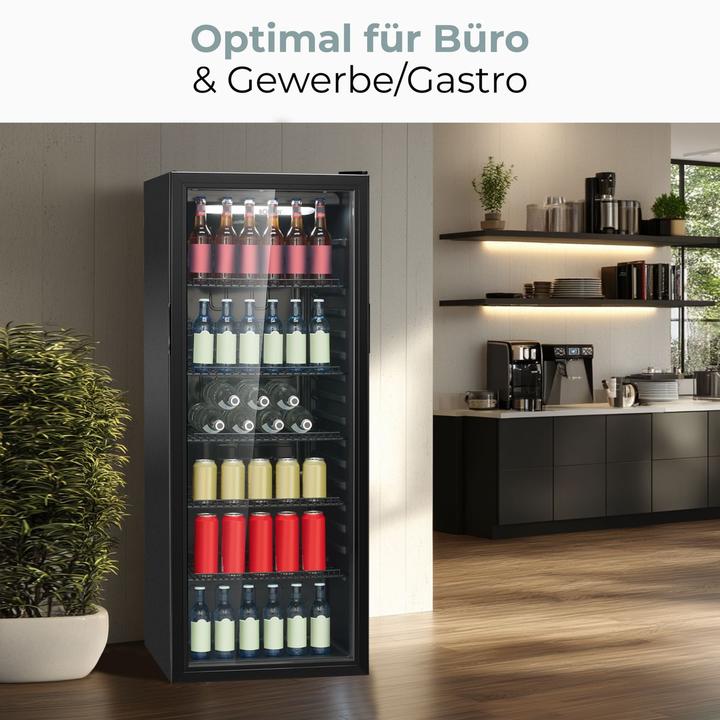 Image du produit Bomann KSG 7292 schwarz Glastürkühlschrank 143cm (235 l)