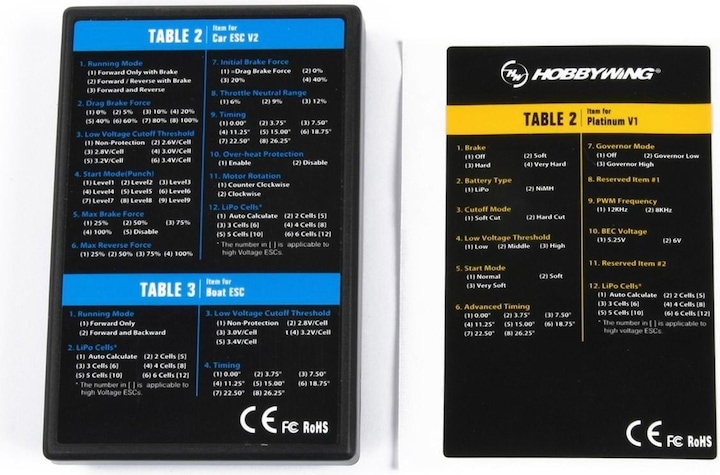 Actual product image Hobbywing Programming box