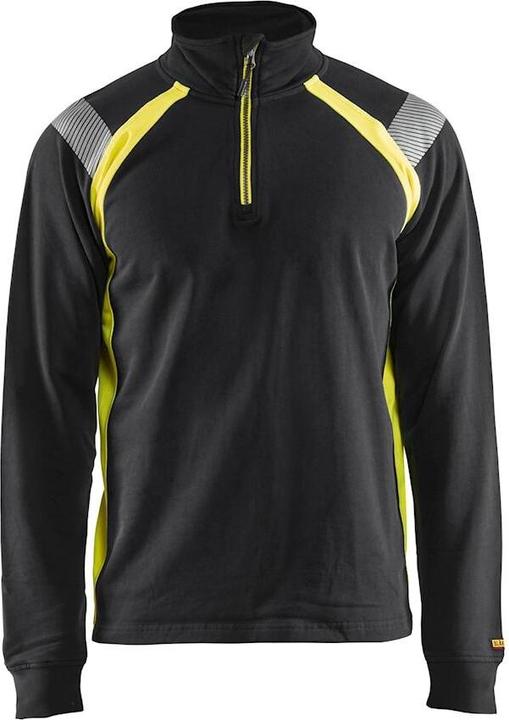 Produktbild Blakläder sweatshirt mit trucker-kragen detais bakader (L)